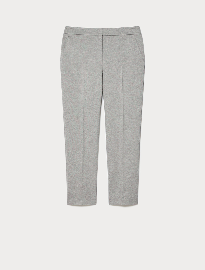 Jersey trousers - MEDIUM GREY - Marina Rinaldi