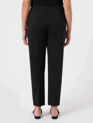 Jersey trousers - BLACK - Marina Rinaldi - 4