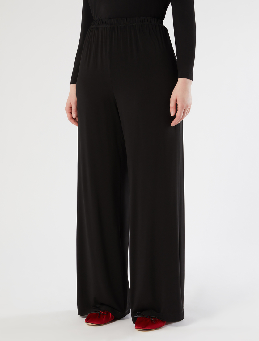 Jersey trousers - BLACK - Marina Rinaldi - 3