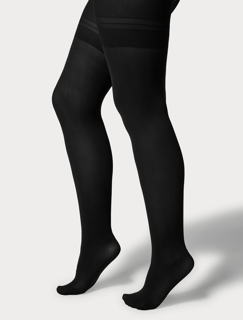 Collants en microfibre 60 deniers - NOIR - Marina Rinaldi