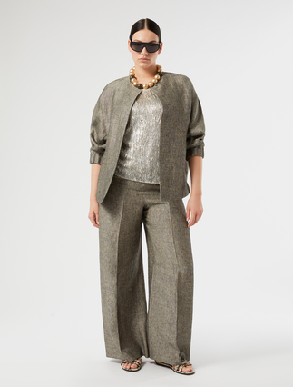 Embroidered tulle top - Marina Rinaldi