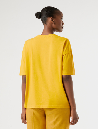 Printed jersey T-shirt - HONEY - Marina Rinaldi - 4