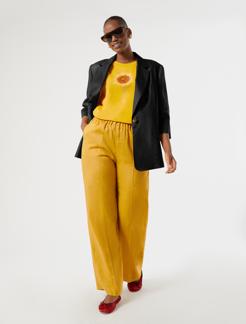 Jersey print T-shirt - Marina Rinaldi