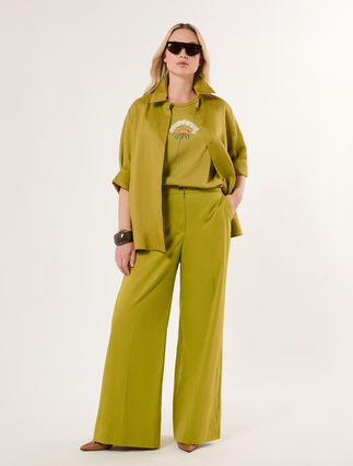 Printed jersey T-shirt - Marina Rinaldi