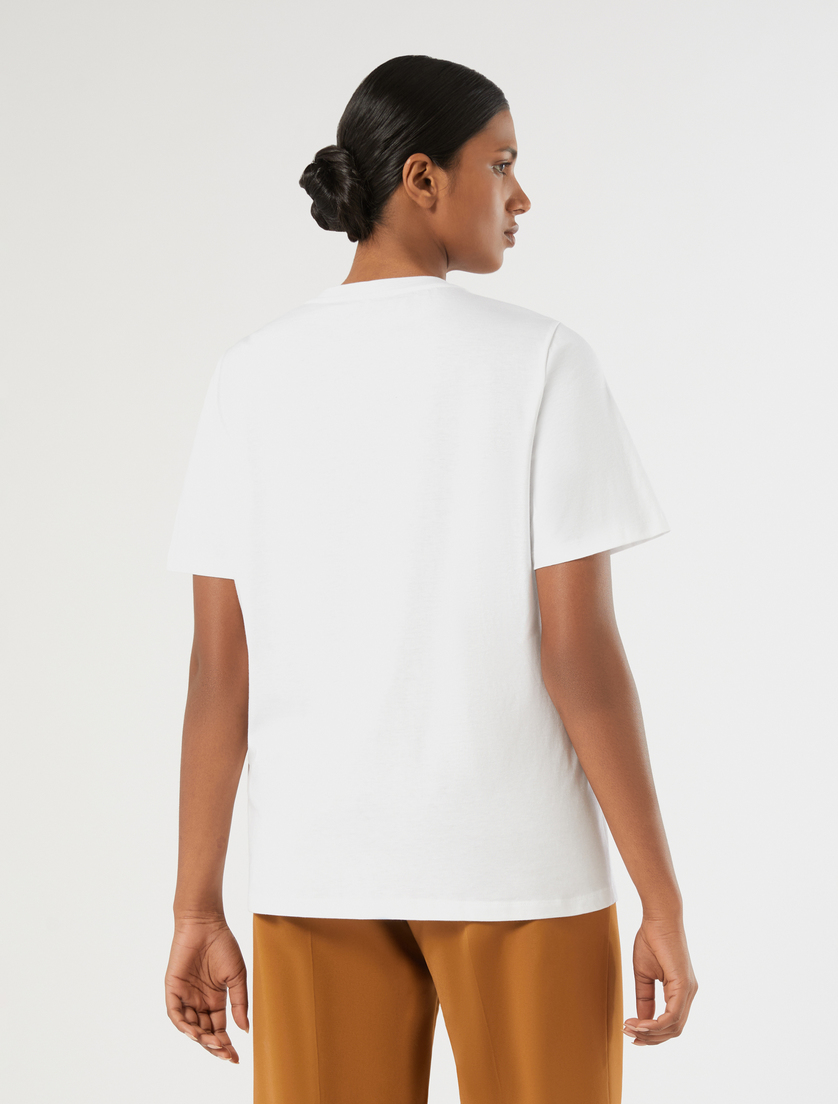 T-shirt en jersey imprimé - BLANC NEUTRE - Marina Rinaldi - 4