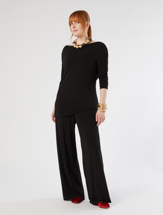 Crepe jersey T-shirt - Marina Rinaldi