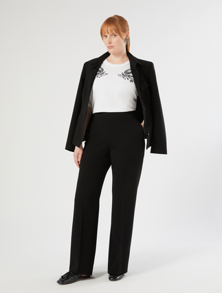 Embroidered jersey T-shirt - Marina Rinaldi