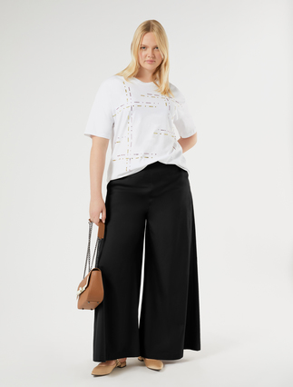 T-shirt in jersey con ricamo - Marina Rinaldi