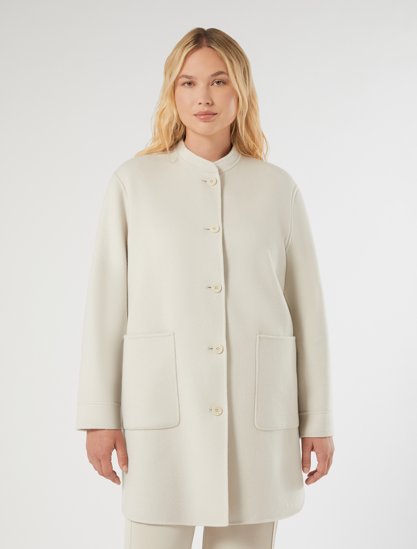 Double-faced wool and cashmere coat - ECRU - Marina Rinaldi - 2