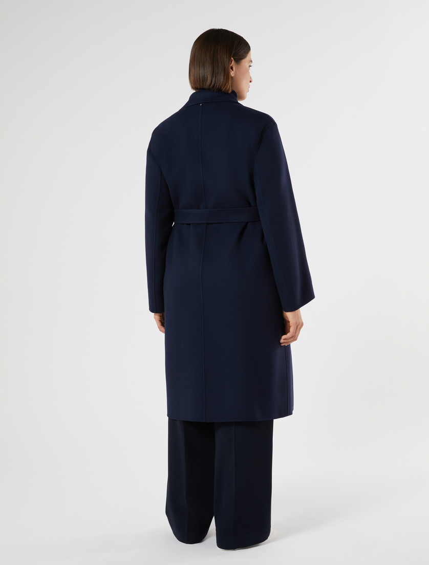 Double-faced wool-blend coat - ULTRAMARINE - Marina Rinaldi - 4