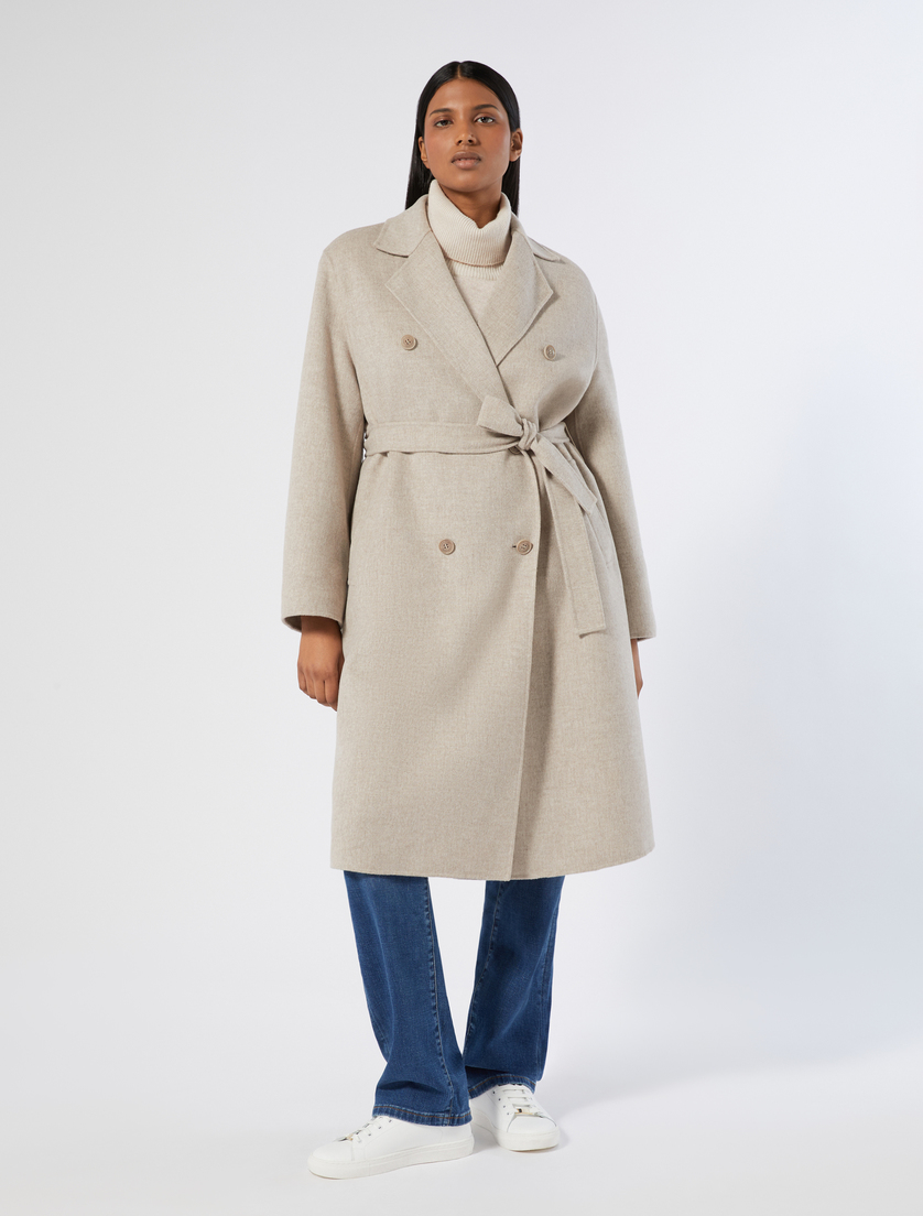 Double-faced wool-blend coat - Marina Rinaldi