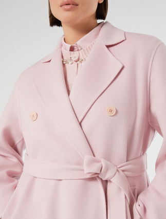 Double-faced wool-blend coat - PINK - Marina Rinaldi - 5