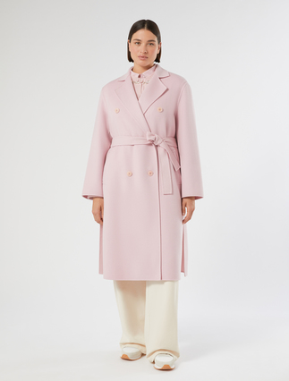 Μάλλινο παλτό διπλής όψης - ΡΟΖ
