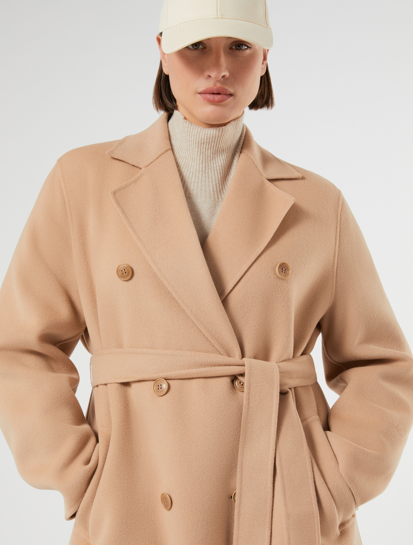 Double-faced wool-blend coat - POWDER - Marina Rinaldi - 5