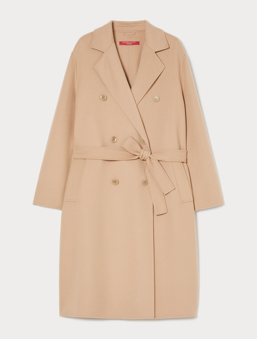 Double-faced wool-blend coat - POWDER - Marina Rinaldi