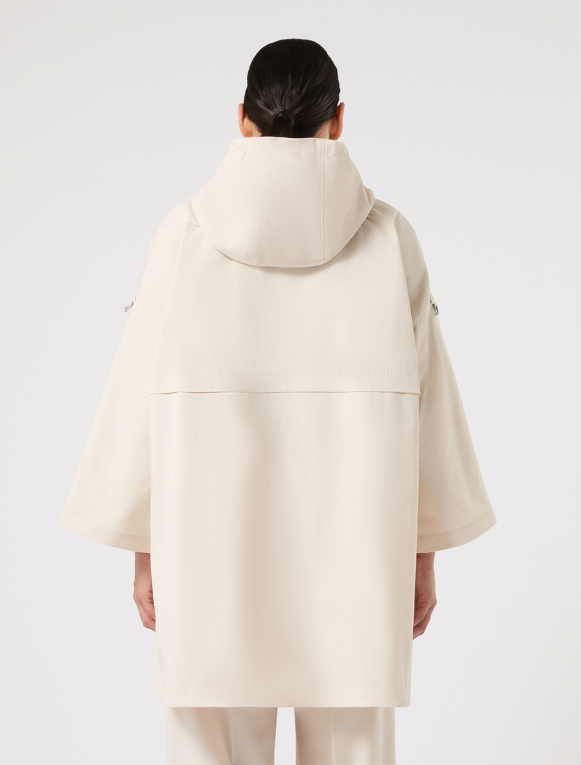 Parka in microtwill antigoccia - ECRU - Marina Rinaldi - 4