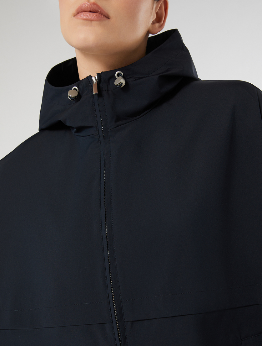 Water-repellent micro twill parka - MIDNIGHTBLUE - Marina Rinaldi - 5