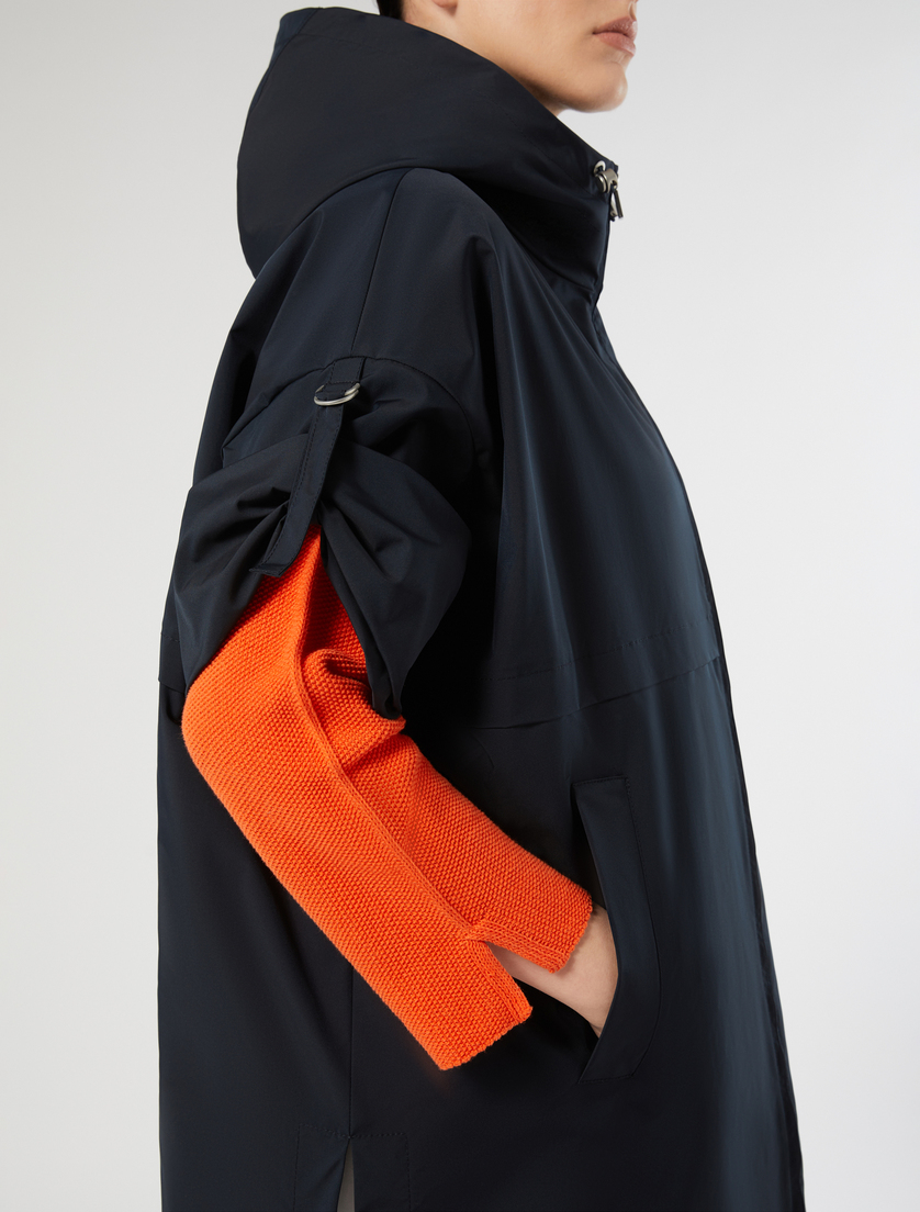 Water-repellent micro twill parka - MIDNIGHTBLUE - Marina Rinaldi - 6