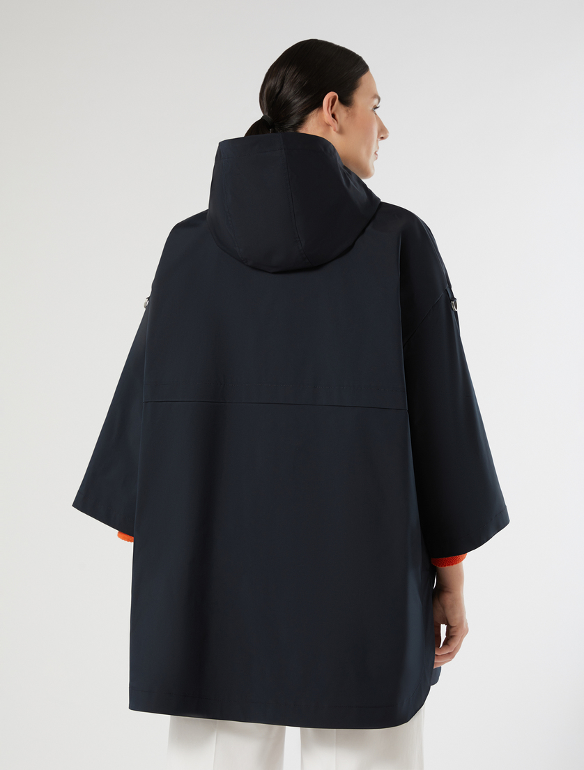 Water-repellent micro twill parka - MIDNIGHTBLUE - Marina Rinaldi - 4