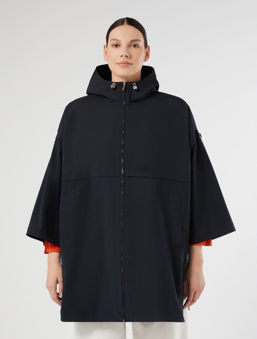 Water-repellent micro twill parka - MIDNIGHTBLUE - Marina Rinaldi - 3