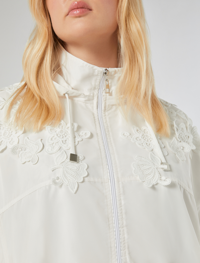 Short faille raincoat - IVORY - Marina Rinaldi - 5