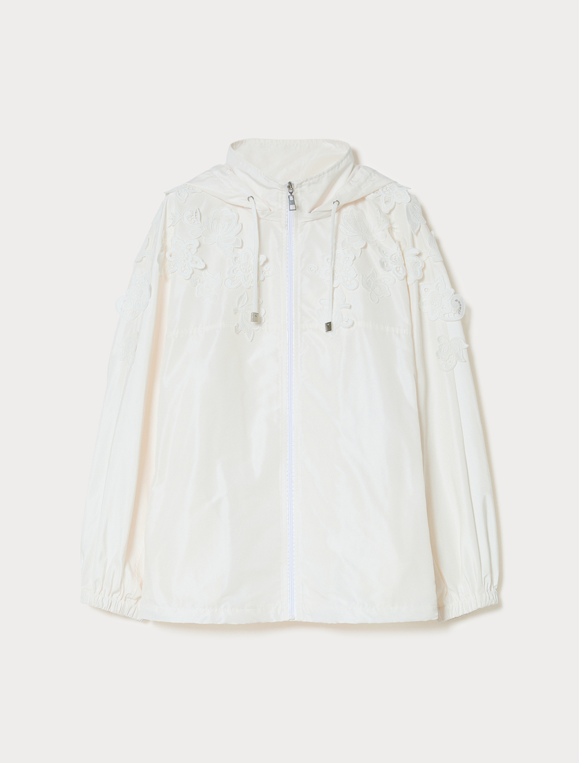 Short faille raincoat - IVORY - Marina Rinaldi