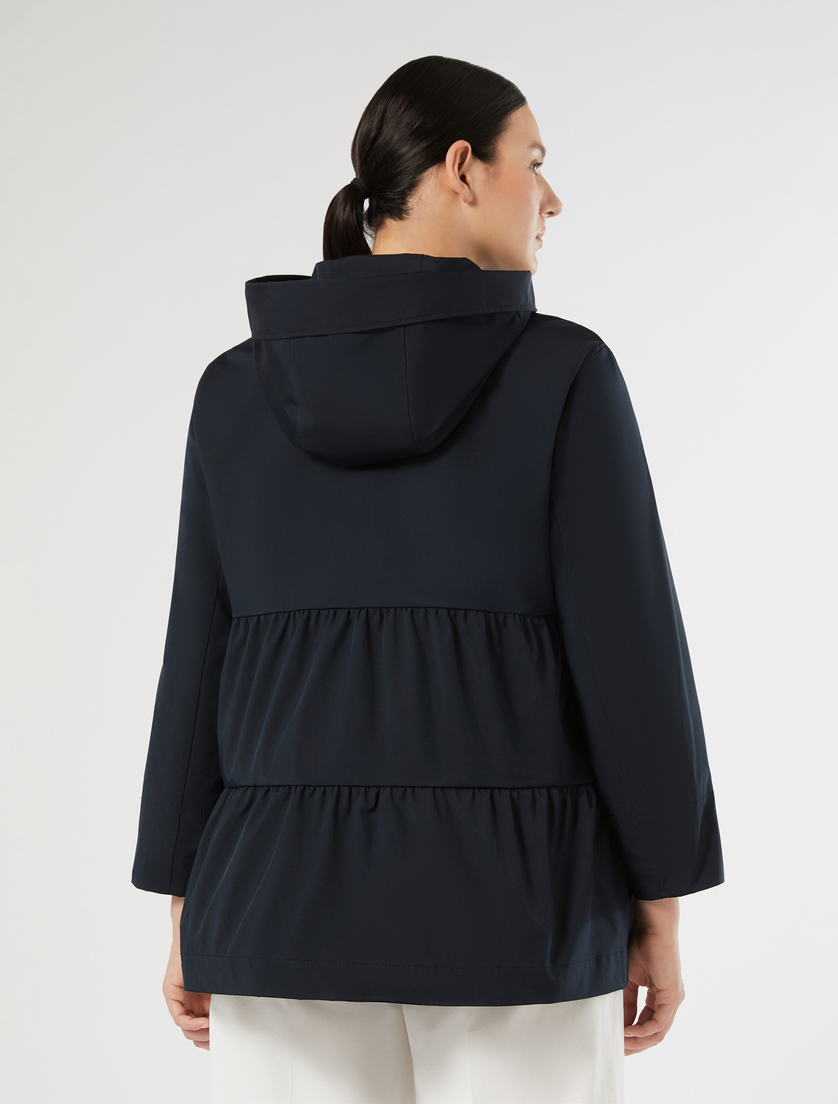 Υδατοαπωθητικό αδιάβροχο από μικρο-τουίλ - ΣΚΟΥΡΟ ΜΠΛΕ - Marina Rinaldi - 4