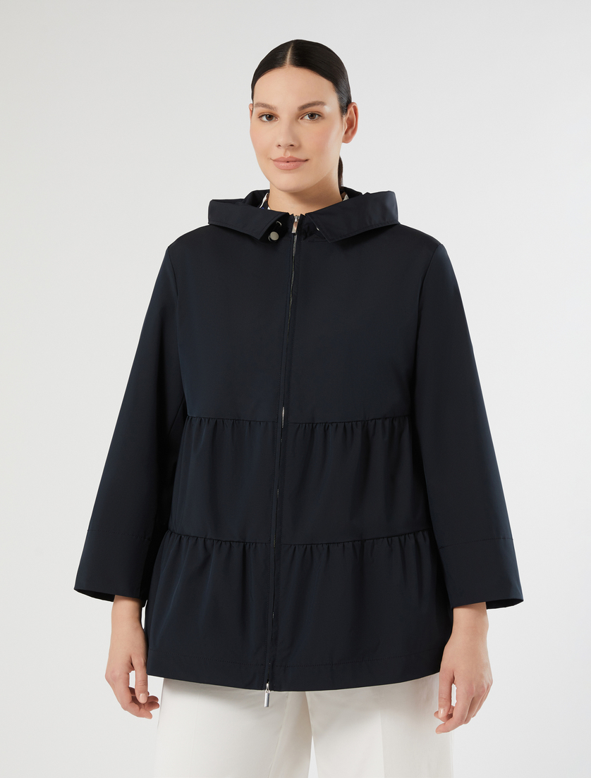 Υδατοαπωθητικό αδιάβροχο από μικρο-τουίλ - ΣΚΟΥΡΟ ΜΠΛΕ - Marina Rinaldi - 3