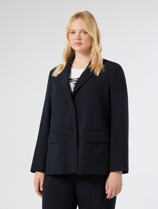 Jacke aus Stretchcanvas - NACHTBLAU