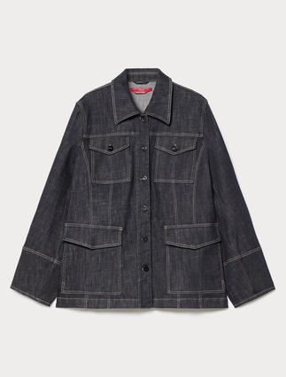 Stretch cotton jacket - Marina Rinaldi