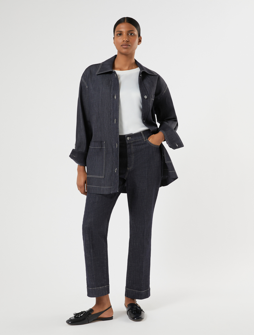 Stretch cotton jacket - Marina Rinaldi