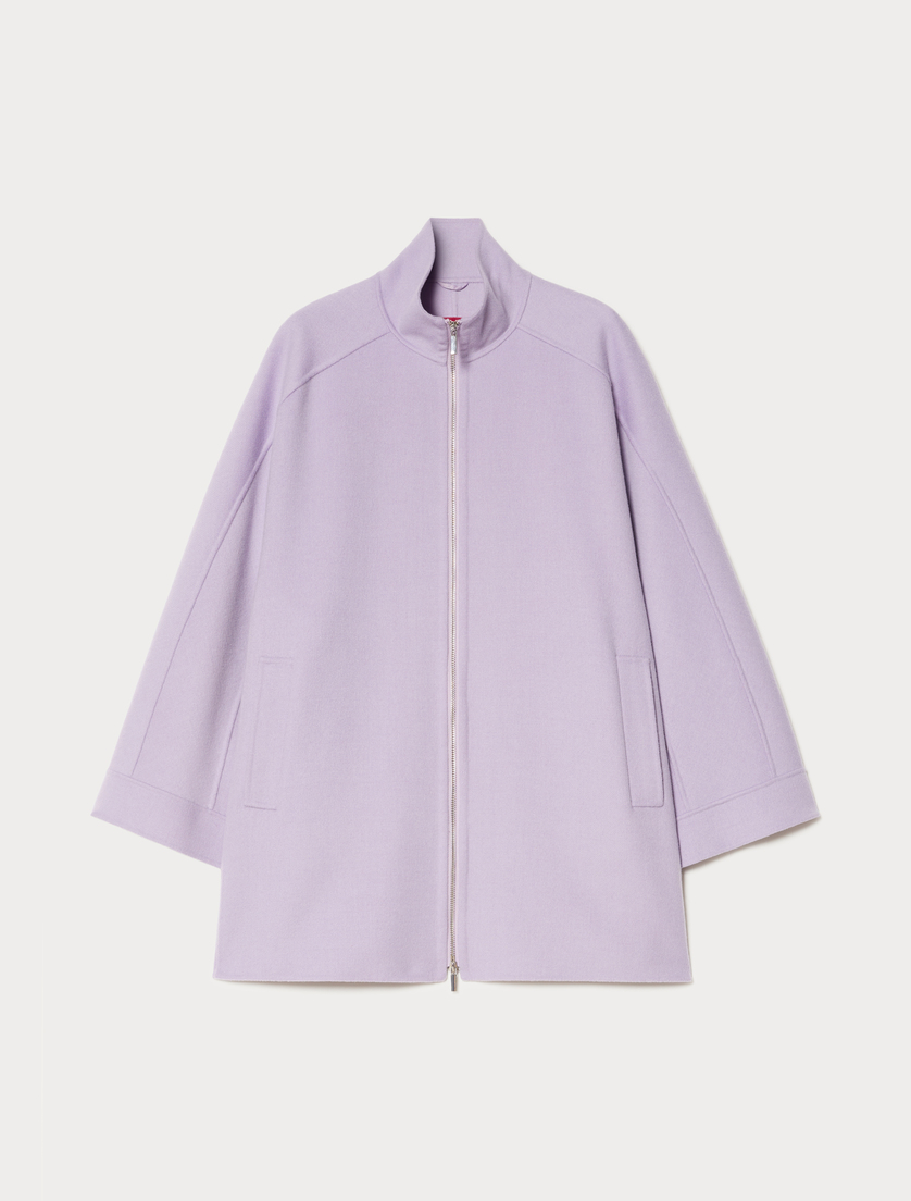 Double-faced wool-blend jacket - LILAC - Marina Rinaldi