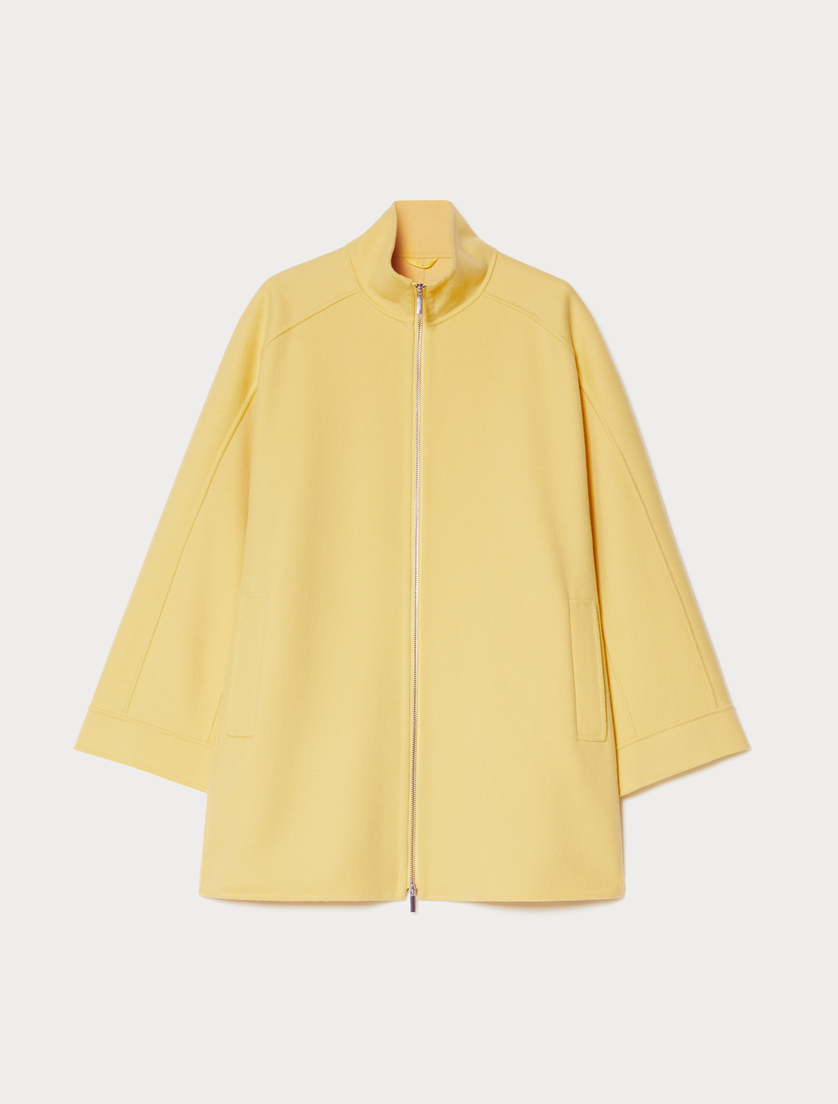 Double-faced wool-blend jacket - YELLOW - Marina Rinaldi