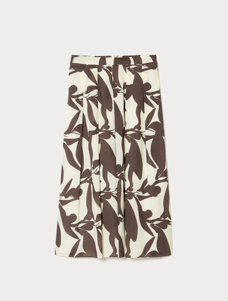 Long cotton poplin skirt - Marina Rinaldi