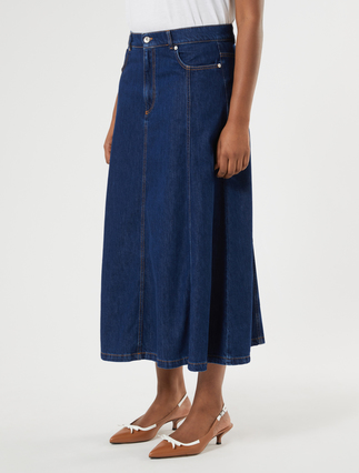 Denim skirt - NAVY