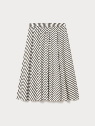 Stretch cotton poplin skirt - Marina Rinaldi