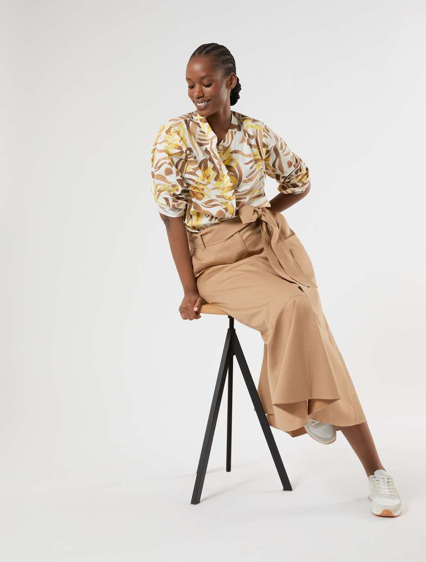 Cotton poplin shirt - Marina Rinaldi