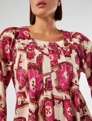 Cotton poplin blouse - POWDER - Marina Rinaldi - 5