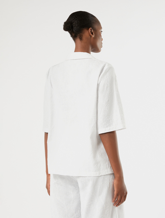 Chemise en lin et coton - BLANC NEUTRE - Marina Rinaldi - 4