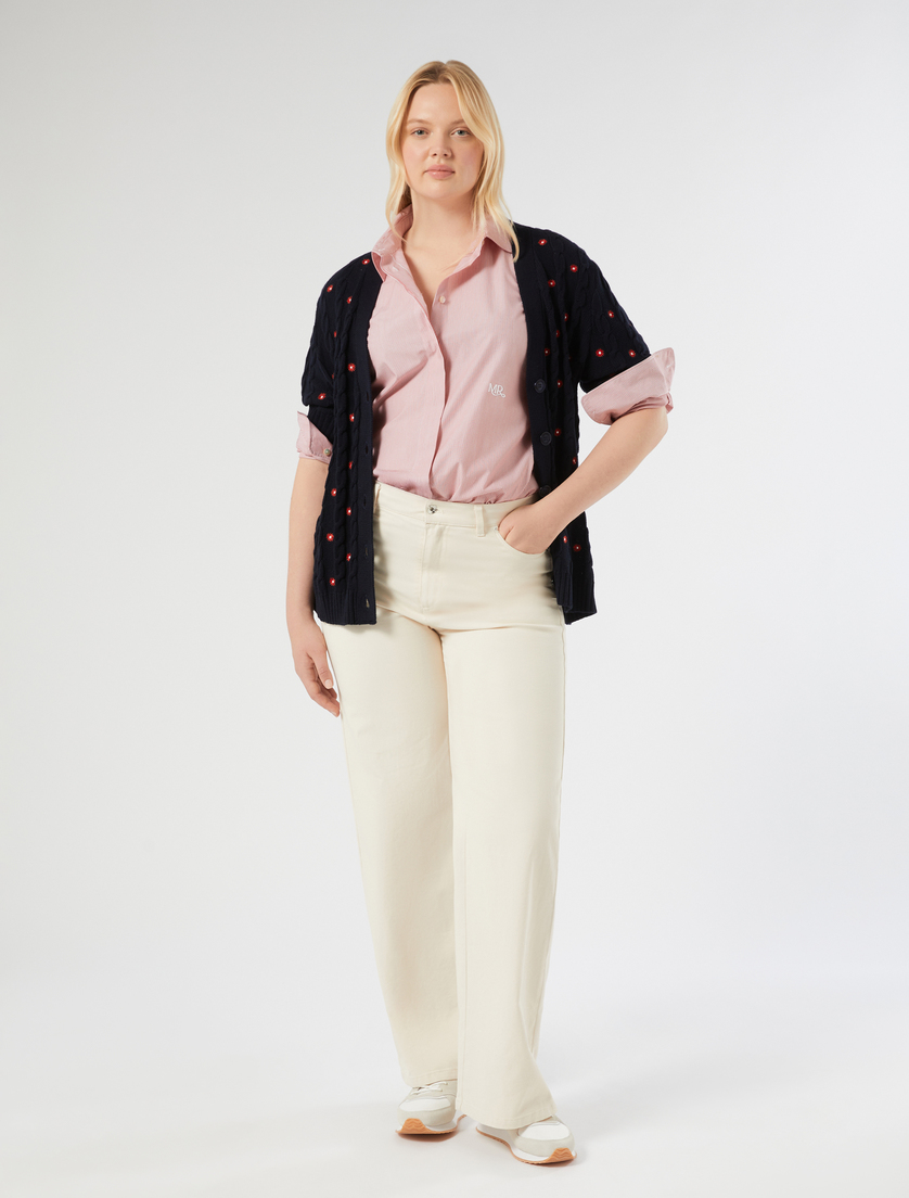 Cotton poplin shirt - Marina Rinaldi