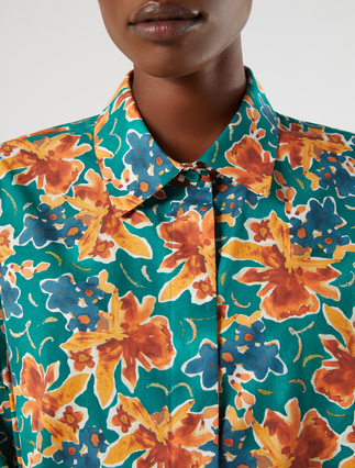 Poplin print shirt - MULTICOLOUR - Marina Rinaldi - 5