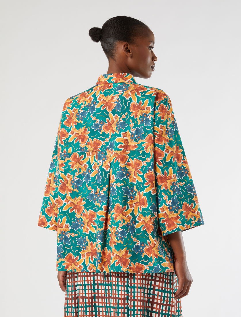 Poplin print shirt - MULTICOLOUR - Marina Rinaldi - 4