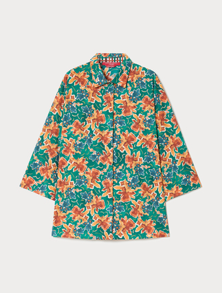 Poplin print shirt - Marina Rinaldi
