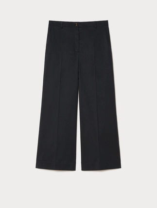 Cotton gabardine trousers - Marina Rinaldi