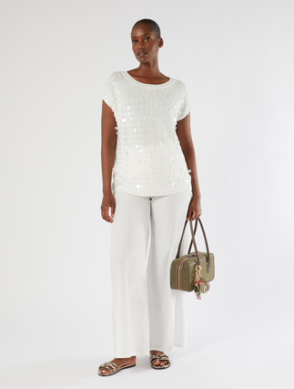 Cotton poplin trousers - Marina Rinaldi