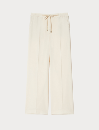 Natural stretch wool trousers - Marina Rinaldi