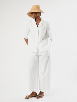 Pantaloni in lino e cotone - Marina Rinaldi