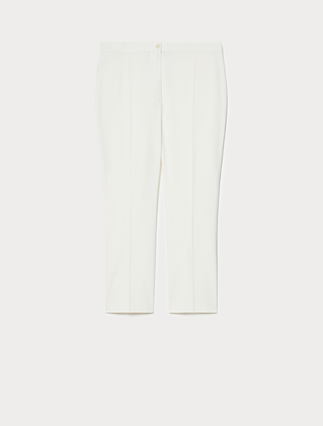 Stretch viscose-blend trousers - Marina Rinaldi