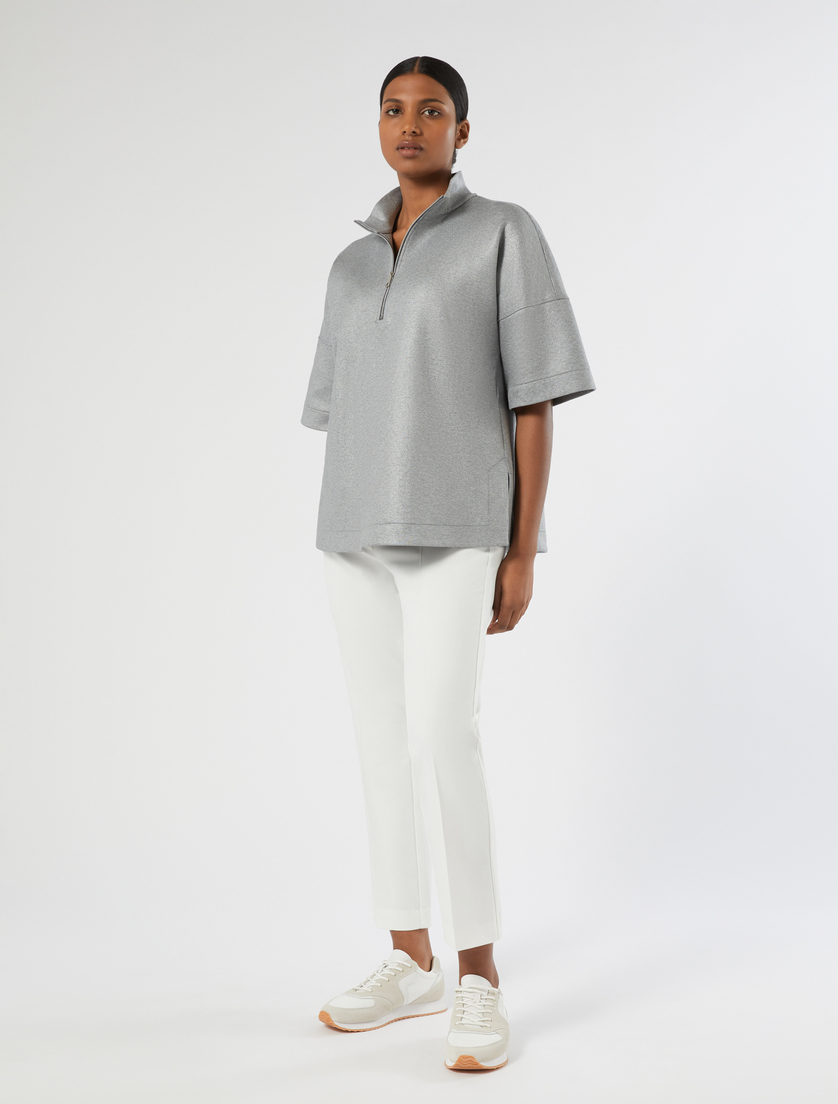 Stretch viscose-blend trousers - Marina Rinaldi