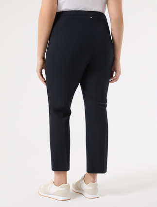Stretch viscose-blend trousers - MIDNIGHTBLUE - Marina Rinaldi - 4